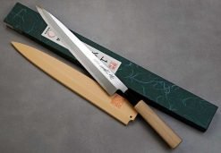 סכין סושי (יאנאגיבה) יאמאוואקי 270מ”מ Shirogami#2 יד שמאל