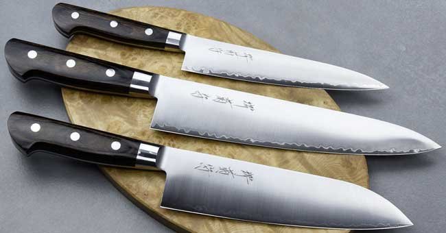 סכיני מטבח מבית קובאיאשי - סדרת SG2 WH