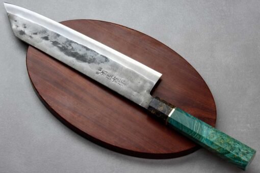 סכין שף (קיריצוקא) יושידה 240מ"מ ZDP-189 טורקיז