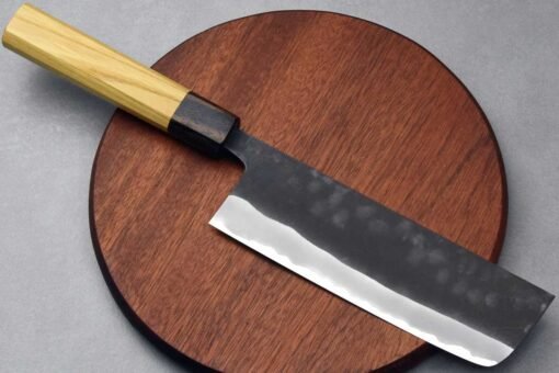 סכין ירקות (נקירי) שירו קאמו 165מ"מ Aogami Super