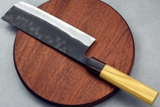 סכין ירקות (נקירי) שירו קאמו 165מ"מ Aogami Super