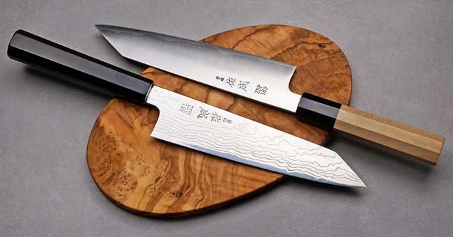 סכיני שף יפניים בעבודת יד מבית סוקנארי