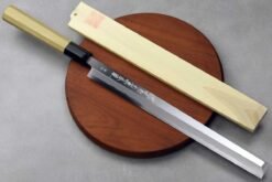 סכין סושי (טאקוהיקי) יאמאוואקי 270מ”מ Aogami#2