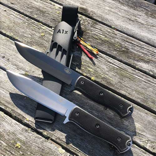 סכיני קומנדו מבית פלקניבן מדגם A1x ו-A1xb