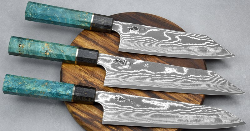 סכיני שף מבית ניגרה - סדרת SG דמשק שחור