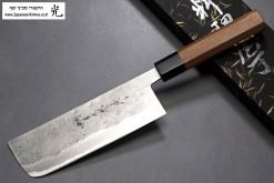 סכין ירקות (נקירי) הירושי קאטו 165מ"מ Aogami Super