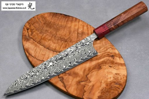 סכין שף (גיוטו) הירושי קאטו 210מ"מ SG2 דמשק