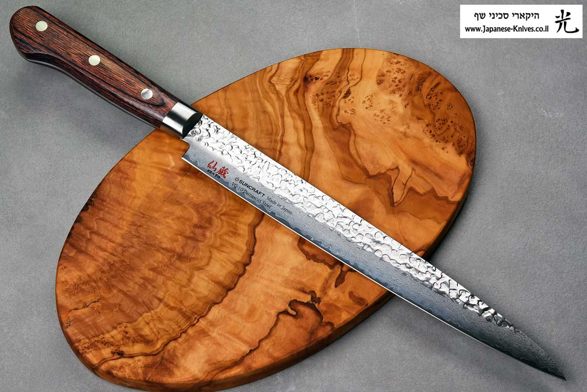 סכין פריסה (שוג'יהיקי) סאנקראפט 240מ"מ VG10 סכין פריסה (שוג'יהיקי) סאנקראפט 240מ"מ VG10