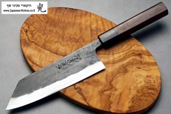 סכין שף מסוג בונקה בעבודת יד של טאנאקה קצ'וטו עשוי פלדת Shirogami#1