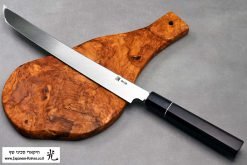 סכין סושי (טאקוהיקי מארו) קאזויוקי 270מ”מ Aogami#2 Damascus