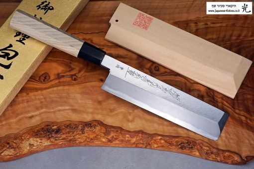 סכין ירקות יוסובה (Edo Usuba) יאמאוואקי 180מ"מ Aogami#2