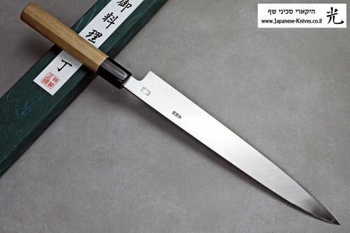 סכין סושי (יאנאגיבה) יאמאוואקי 270מ”מ Aogami#2