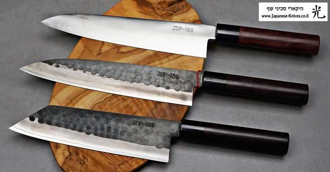 סכיני שף יפניים מבית יושידה מסדרת ZDP-189