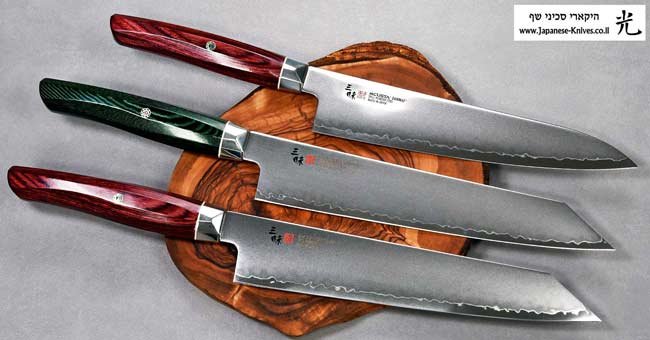 סכיני שף יפניים מבית זאנמאי מסדרת SG2